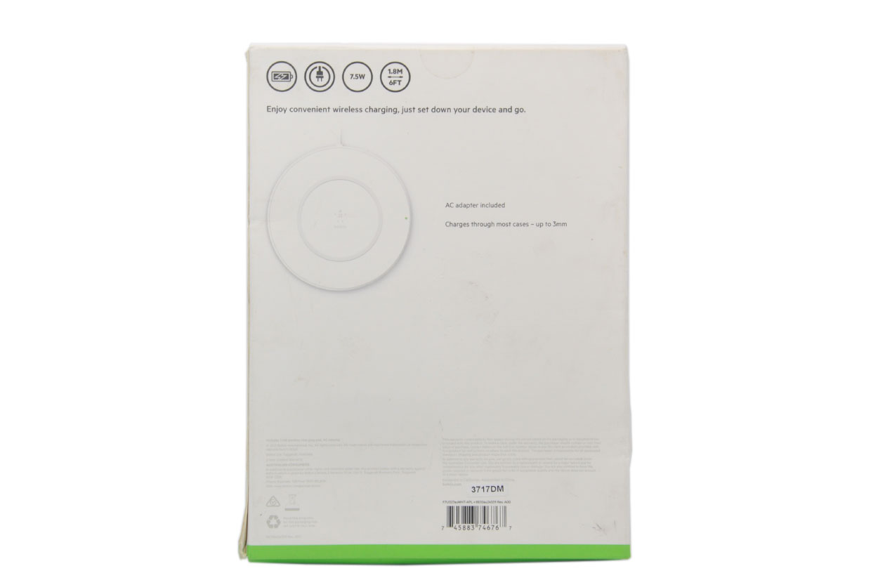 Caricabatterie Wireless Belkin Boost Up 7.5W – Pad Di Ricarica Qi Per IPhone – Design Premium Con Acciaio E Silicone – Nero - 2
