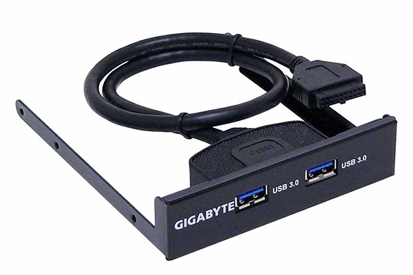 技嘉Gigabyte-12CR1-FPX582-21R-USB3.0软驱位扩展-600
