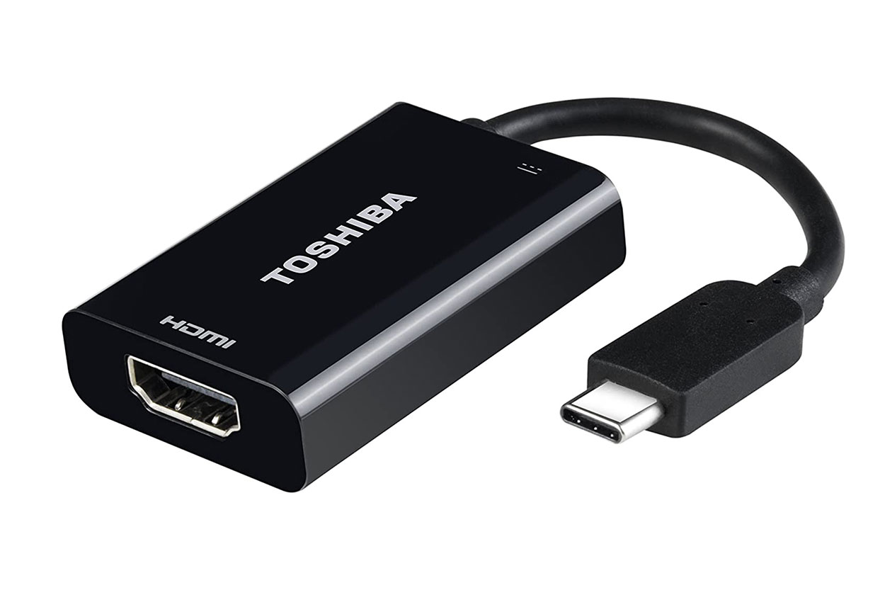 全新原装东芝Toshiba USB-С TO HDMI 适配器高清转换线 Cable Adapter 4K60Hz带PD 60W供电 ...