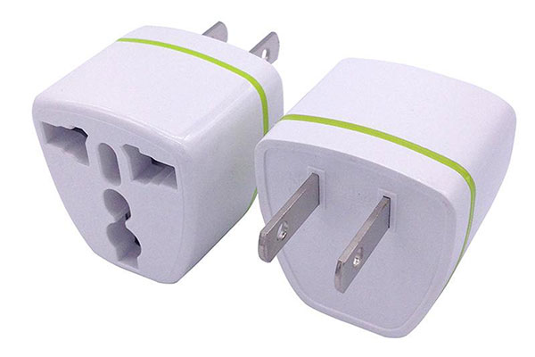 两扁国标美规电源转接头美标国标转欧规插头转英规大三插美标二扁一园巴西规澳规转换头WN-06 10A250V-青州小熊