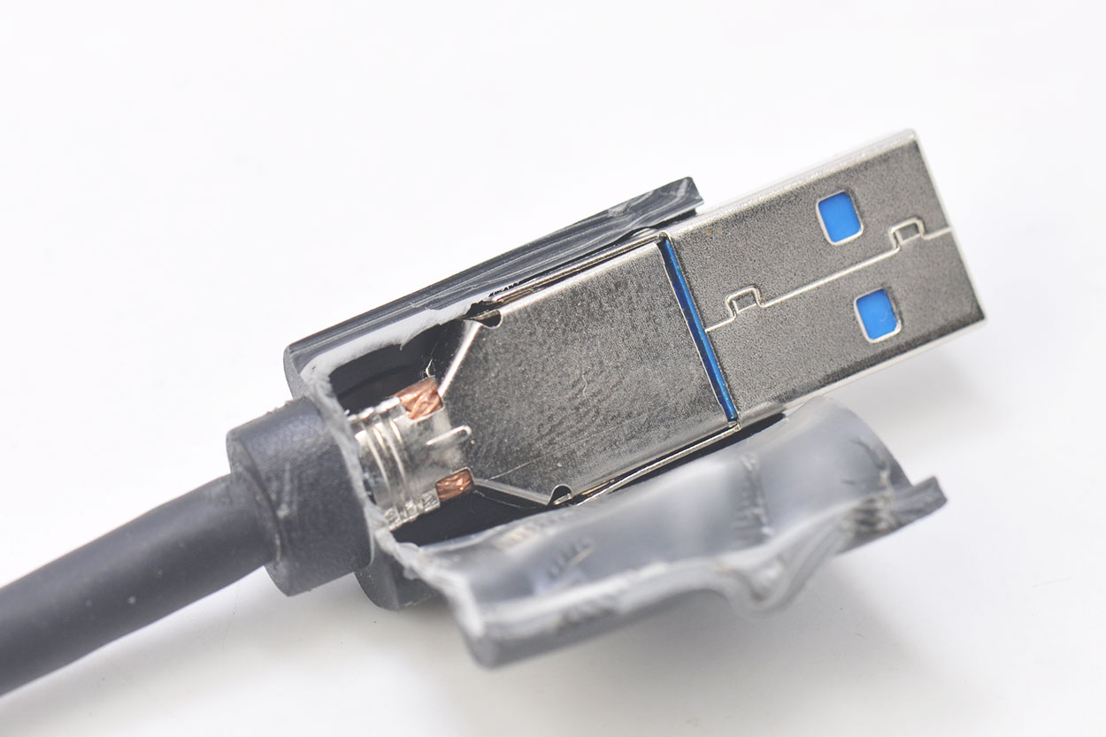 全新散装DELL原装USB 3.0硬盘盒数据线戴尔U2713HM显示器上行电缆 原配上行USB线PN81N-青州小熊