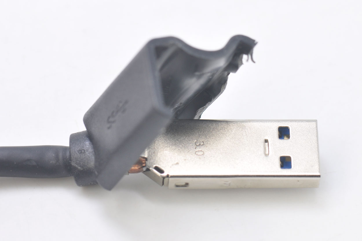 处理一些DELL原装USB 3.0硬盘盒数据线戴尔U2713HM显示器上行电缆 原配上行USB线PN81N-青州小熊