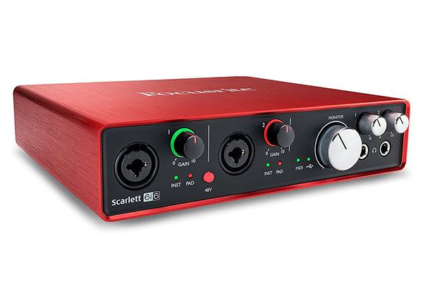 售完存档：Focusrite 福克斯特Scarlett 6i6 二代专业配音录音声卡USB