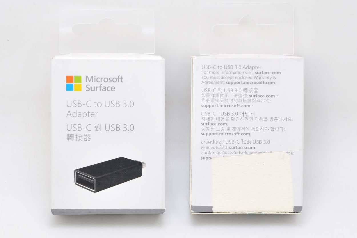 Adaptador Microsoft JTY-00001 De USB-C A USB 3.0. Color Negro