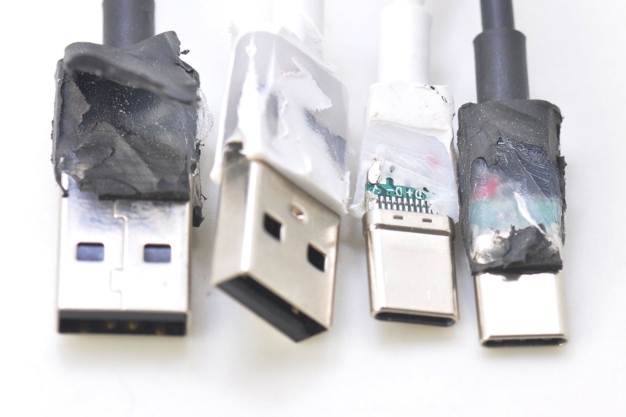 50厘米USB-C 短线USB-A to USB-C Type-C 不能传数据 蓝牙音响 手表 耳机小电流充电线 不支持快充-青州小熊