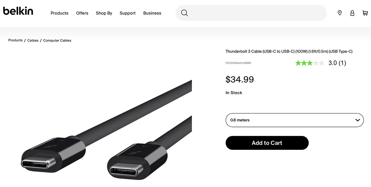 Sena Cavo Di Ricarica E Dati USB (Micro USB) - Acquista Su