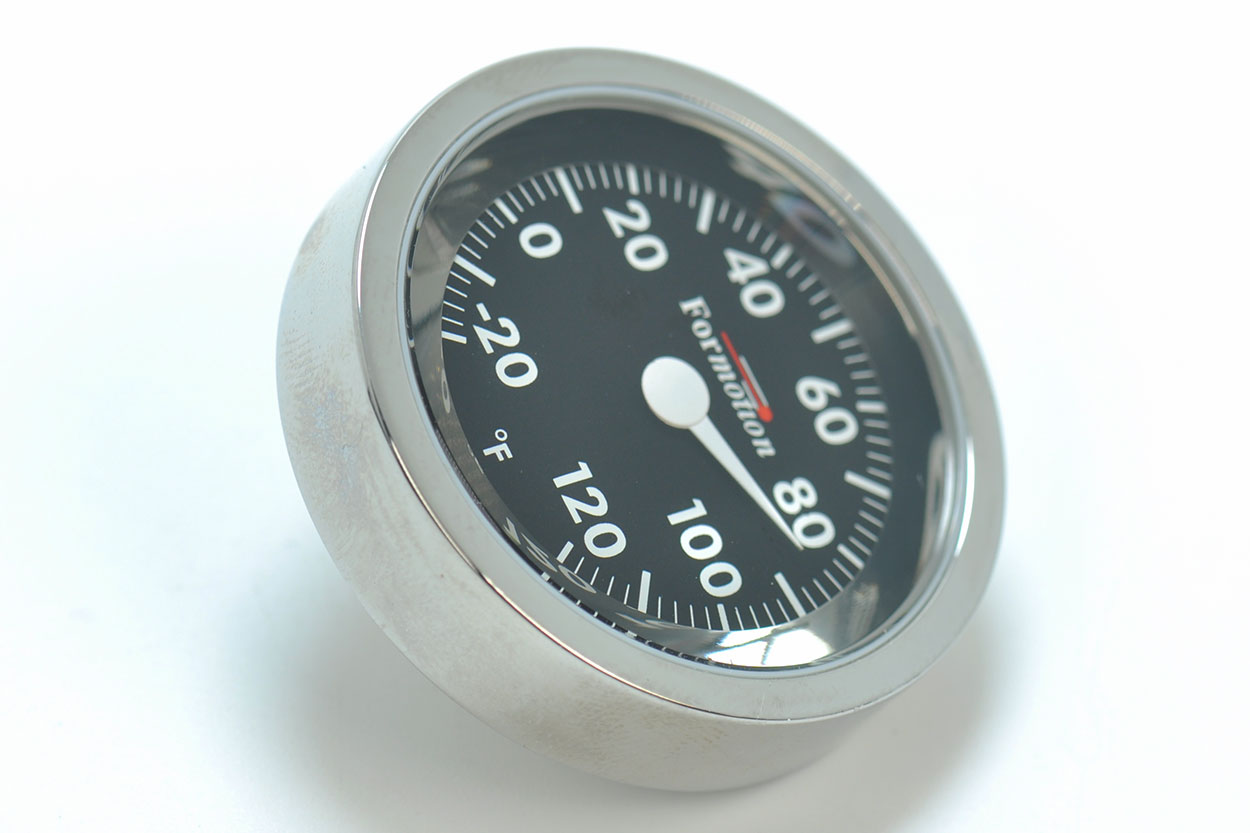 全新原装Reference抛光不锈钢车把空气温度计4厘米表盘华氏度℉ 温度表头Thermometer GAL-75110 GAL-75210-青州小熊