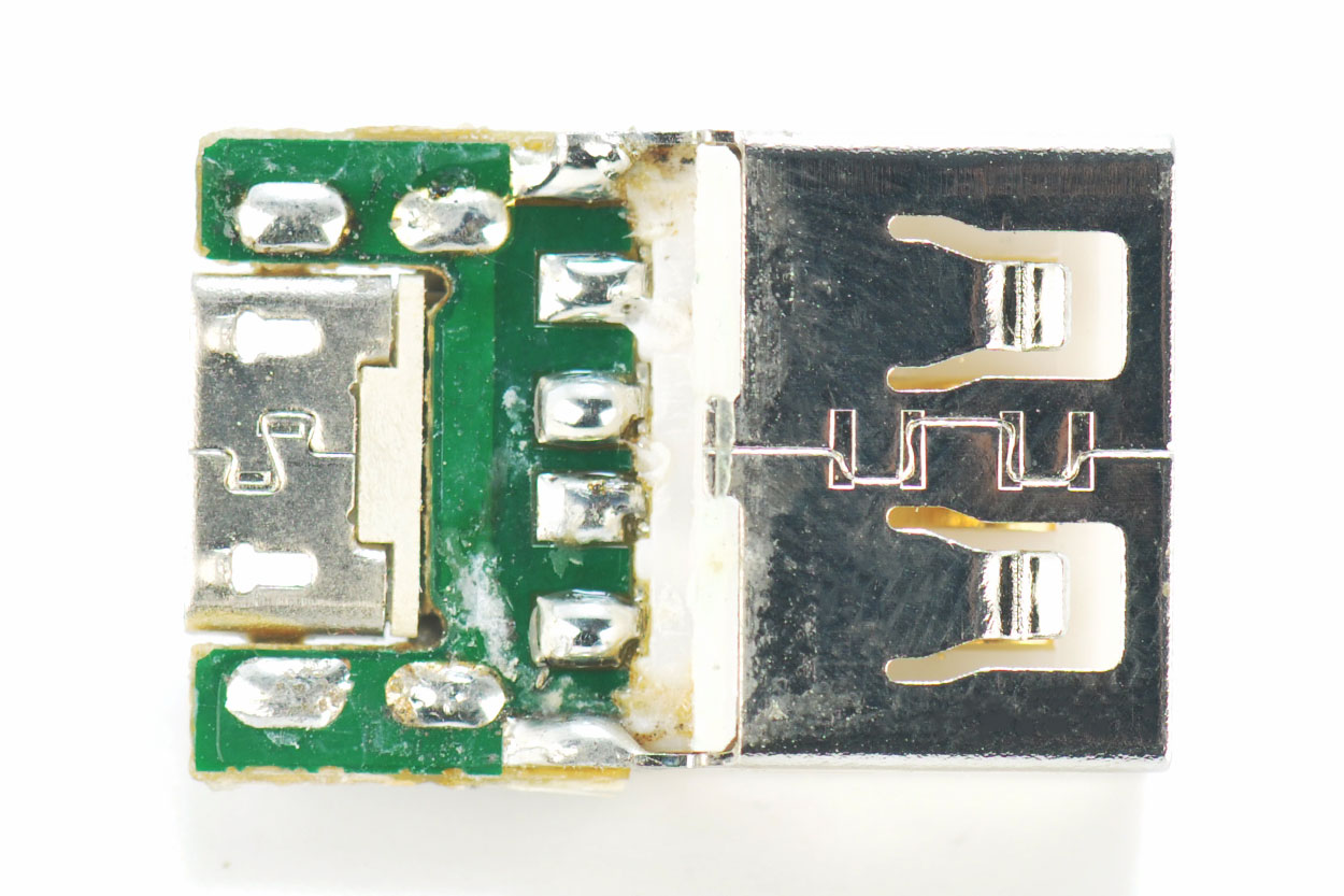 新到货白色大厂原装USB母转micro-USB母转接头Micro母安卓接口转USB母口数据充电转换头 延长头-青州小熊