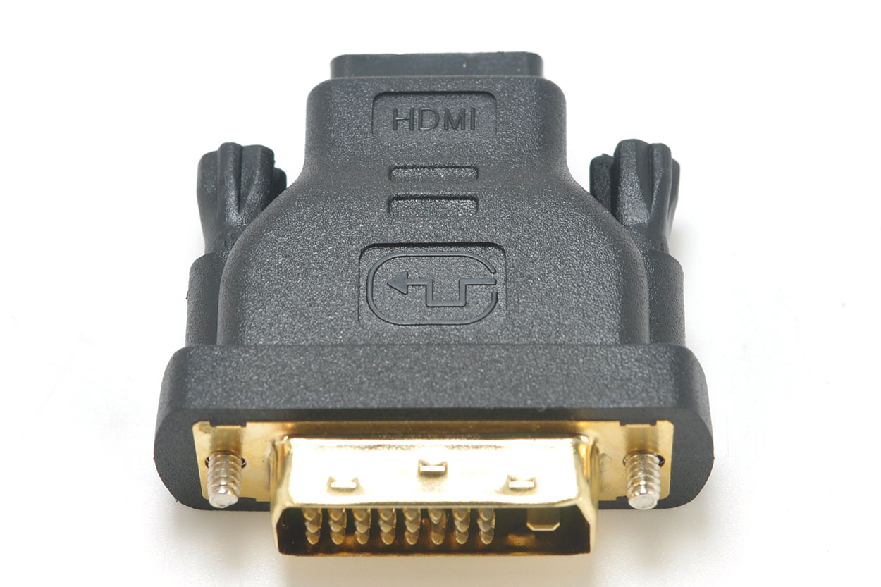 新到货原装HDMI母头转DVI公头 可互转 老款显示器视频转换头转接头电脑连接显示器投影仪高清HDMI连接线DVI转换器-青州小熊