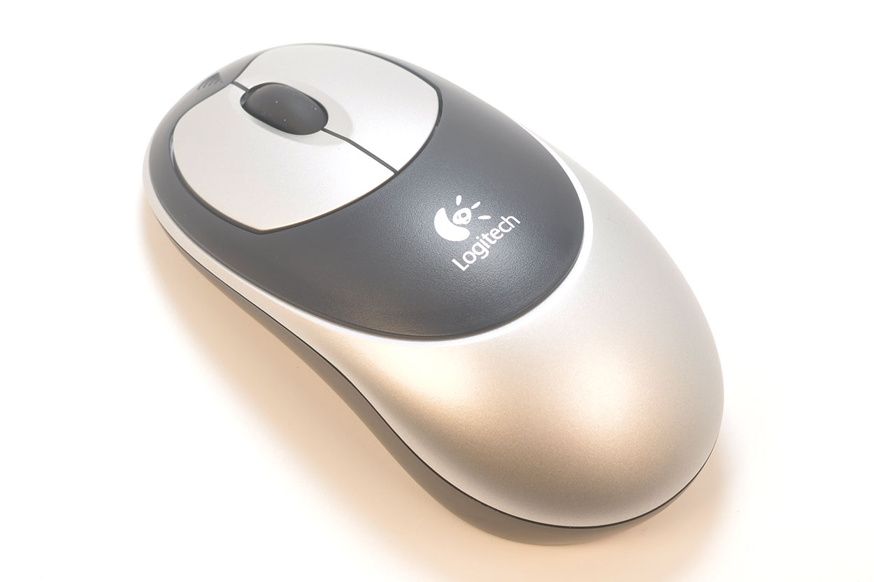 新到货收藏品古董级全新Logitech罗技PS/2接口C-BG17-DUAL双通道 接收器加M-RR67A 852066-0000无线光学鼠标 ...