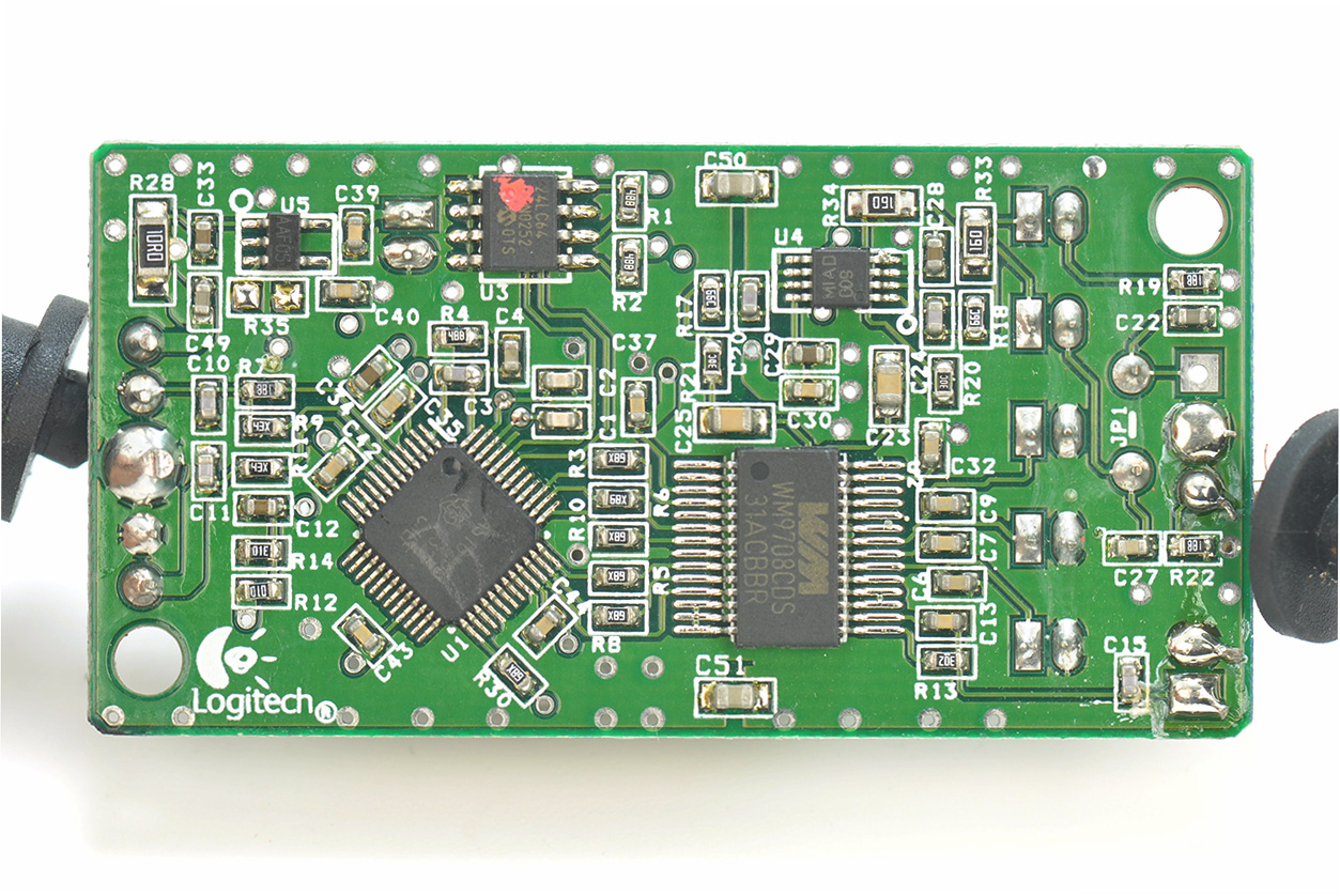 老东西罗技Logitech USB PS2 PS3 Playstation 2 3 Gaming Headset Mic 97078 ...