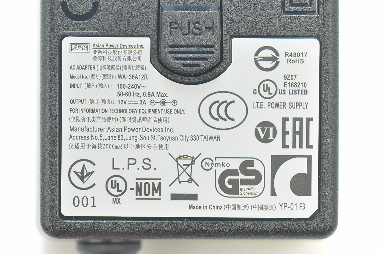 新到货全新原装APD亚源12V3A 36W WA-36A12R 5.5MM 2.1MM 30-190-101079B 5.5MM 2.1MM ...