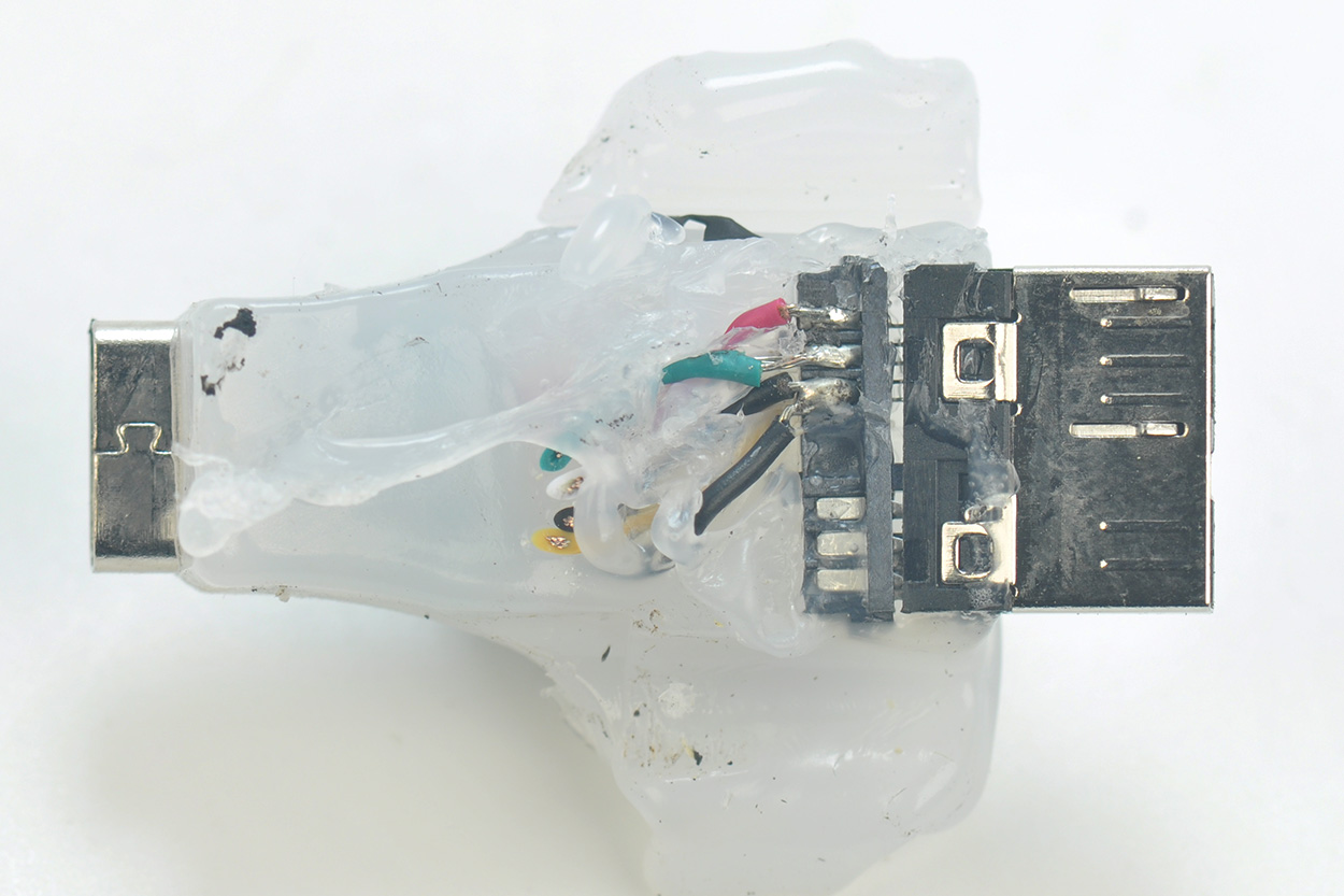 专用Micro USB传数据USB-C口单独供电转Micro USB3.0工业相机USB2.0速度转换头-青州小熊